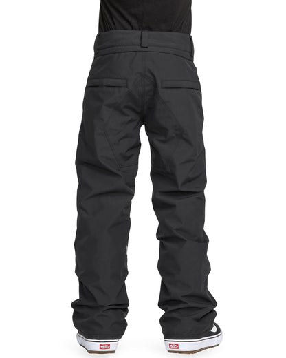 Volcom Kid's Freakin Chino Youth Insulated Pant – 10K Waterproof Snow Pants Grow-Tech & Zip Tech®, Black, X-Large