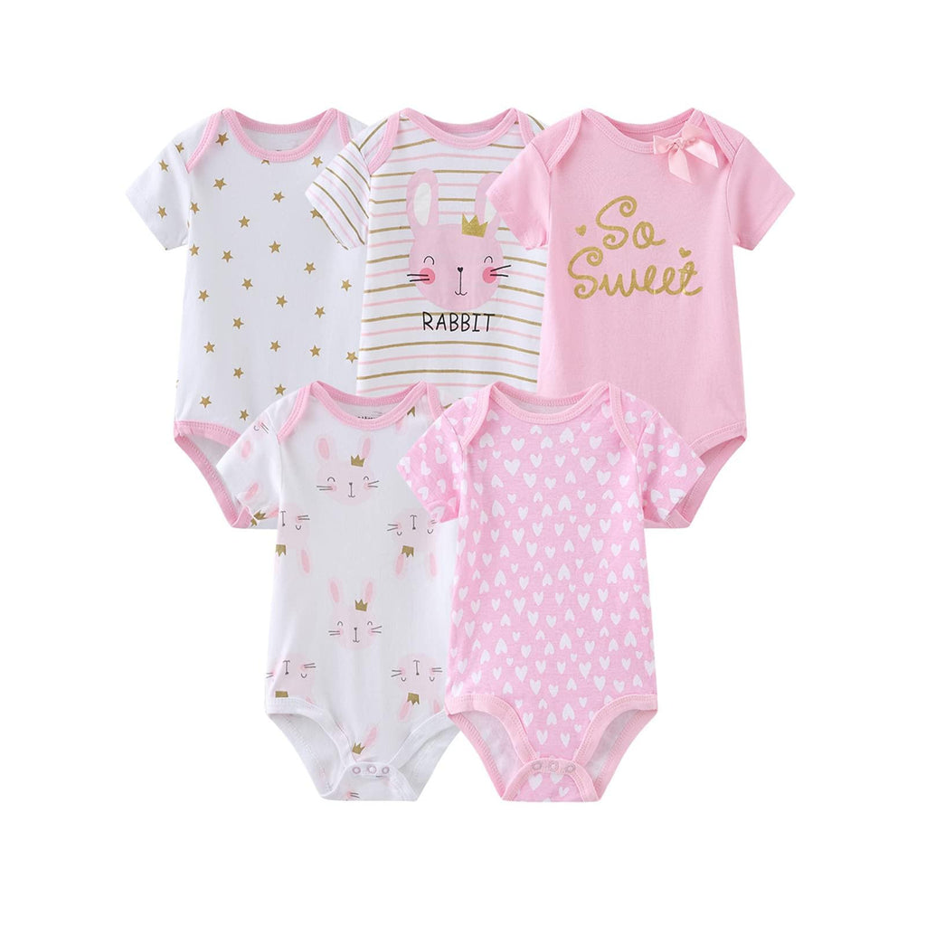 MAMIMAKA Newborn Layette Gift Set 27-Piece Baby Girl Clothes Bodysuits, Pants Essentials and Accessories 0-6Months