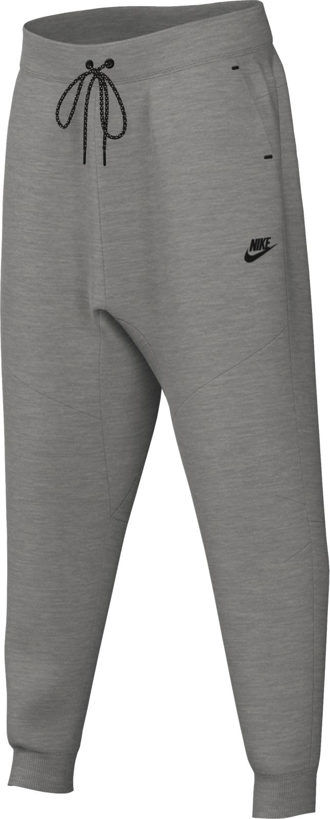Nike Sportswear Tech Fleece Big Kids' Joggers (HV5869-063, Dark Grey Heather/Black/Black) Size Large