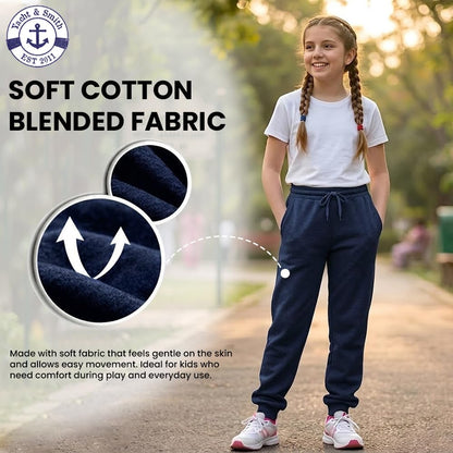Yacht & Smith 12 Pack of Boys Jogger Bulk Sweatpants, Comfy Lounge Joggers for Kids (Assorted Medium)
