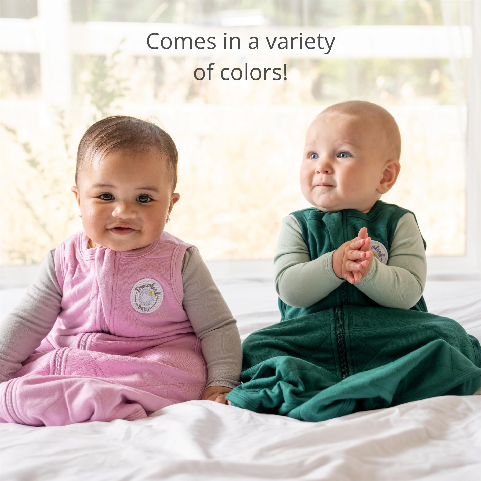 Dreamland Baby Lightweight Bamboo Viscose Sleep Sack (6-12 months). 1.0 TOG Ultra Soft Blanket w/ 2-Way Zipper. 95% Viscose, 5% Spandex (Mauve). Mom-Owned US Business, Premium Materials