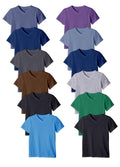 Andrew Scott Boys' V Neck T Shirt | Cotton Color Undershirts | 100% Cotton Tees in Multi Packs