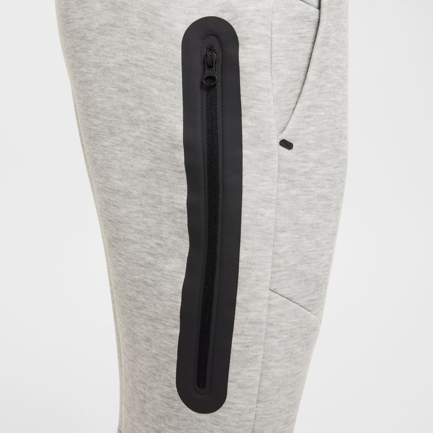 Nike Sportswear Tech Fleece Big Kids' Joggers (HV5869-063, Dark Grey Heather/Black/Black) Size Large
