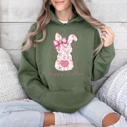 Easter Bow Sweater, Easter B.nny Sweatshirt, Floral B.nny Crewneck, Holiday Sweater, Easter Gift for Her or Kids