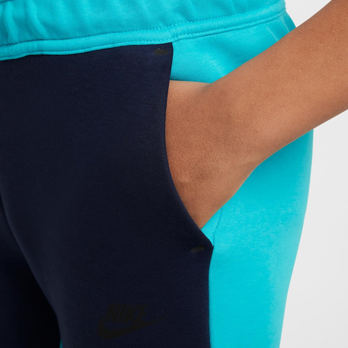 Nike Sportswear Tech Fleece Big Kids' Joggers (HV5869-346, Dusty Cactus/Obsidian/Black/Black) Size X-Large